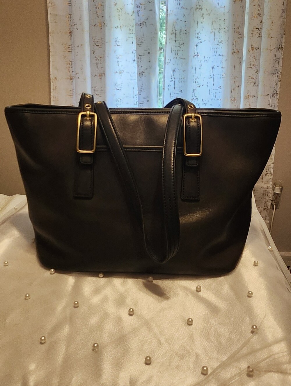 Vintage Coach Dark Brown Shopper